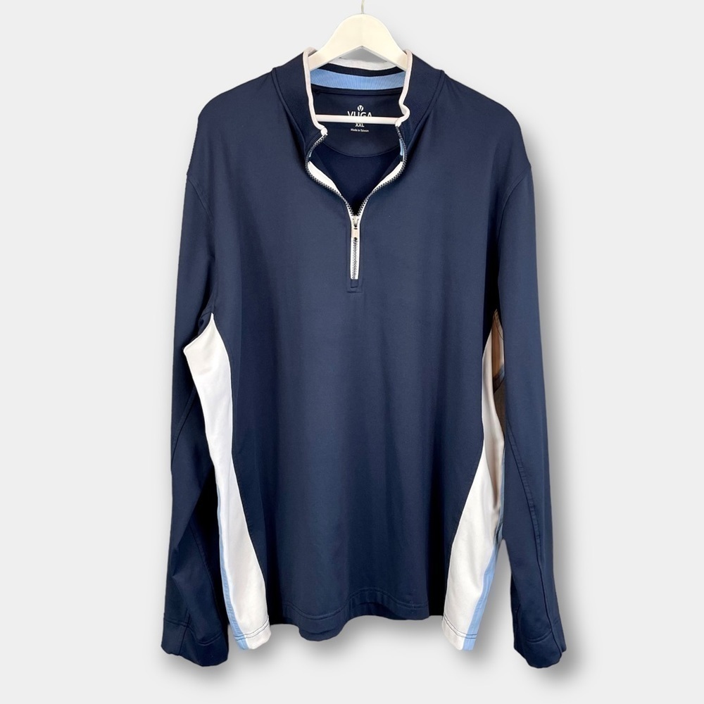 Vuga Golf Pullover Quarter Zip Sweater Lightweight Size XXL - Picture 2 of 9